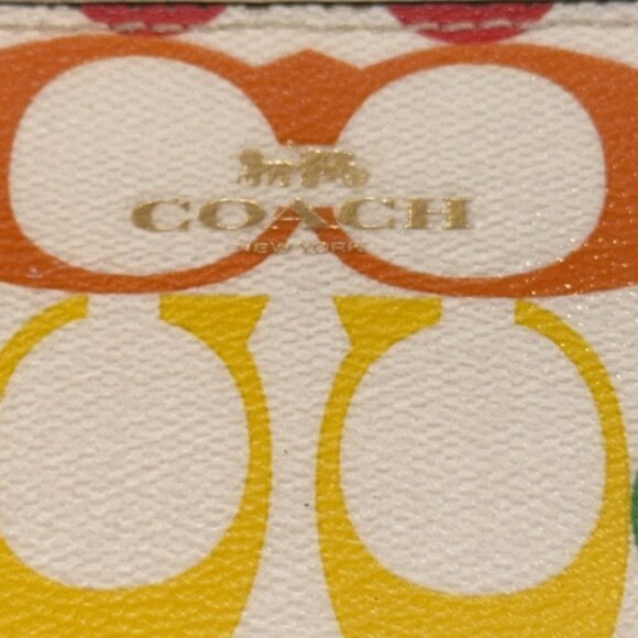 Coach Signature Rainbow Wristlet (Style #3289)(Pride Collection)(EUC) - Picture 3 of 11